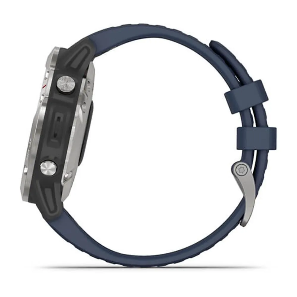 Garmin Quatix 6 Captain Blue Band Multisport Marine GPS Smartwatch - 010-02158-90
