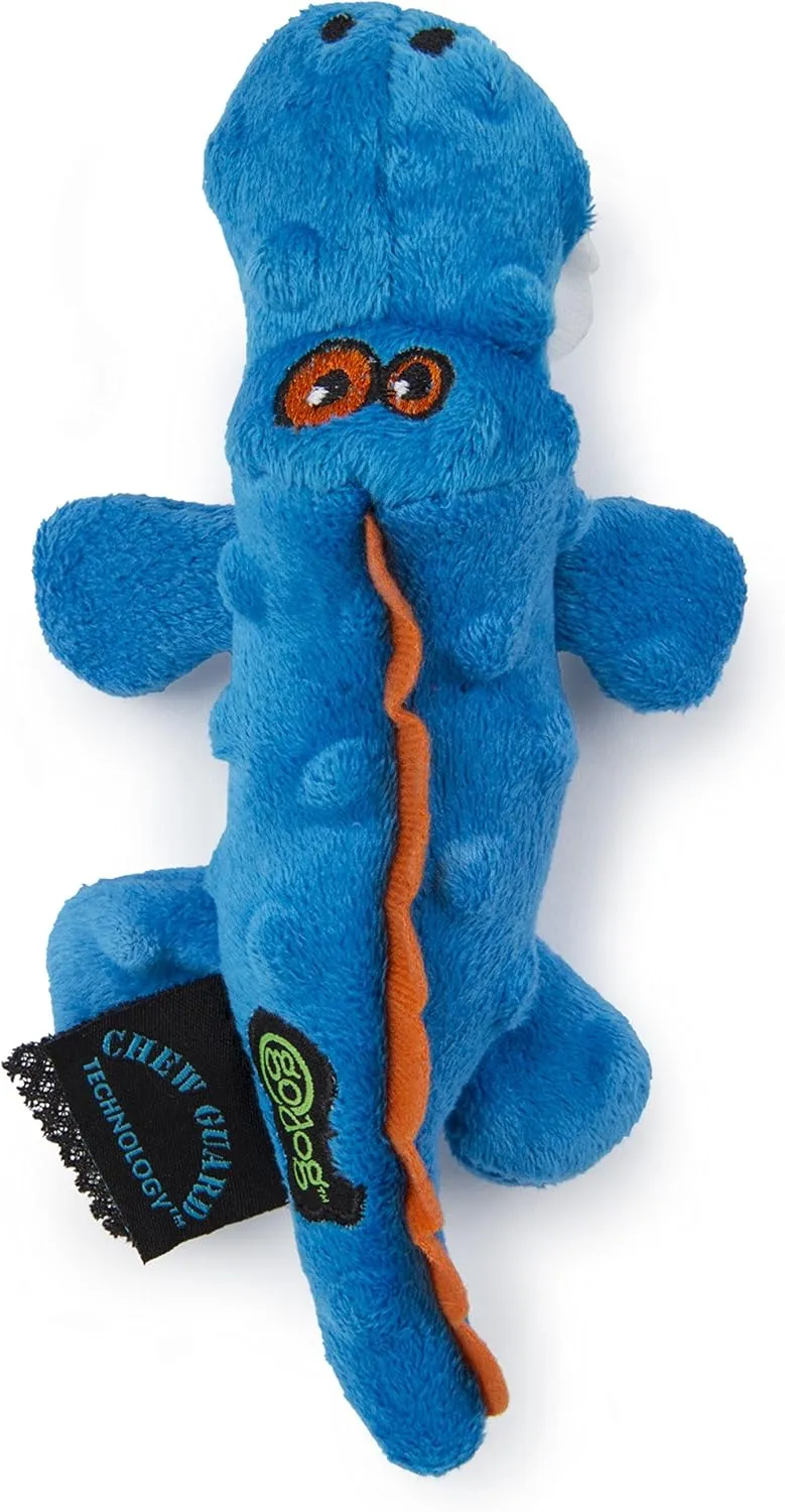 goDog Just For Me Gator Dog Toy, Blue