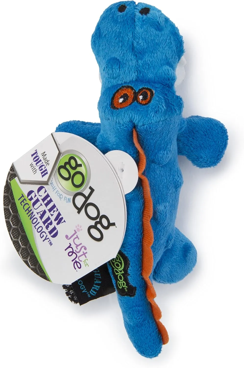 goDog Just For Me Gator Dog Toy, Blue