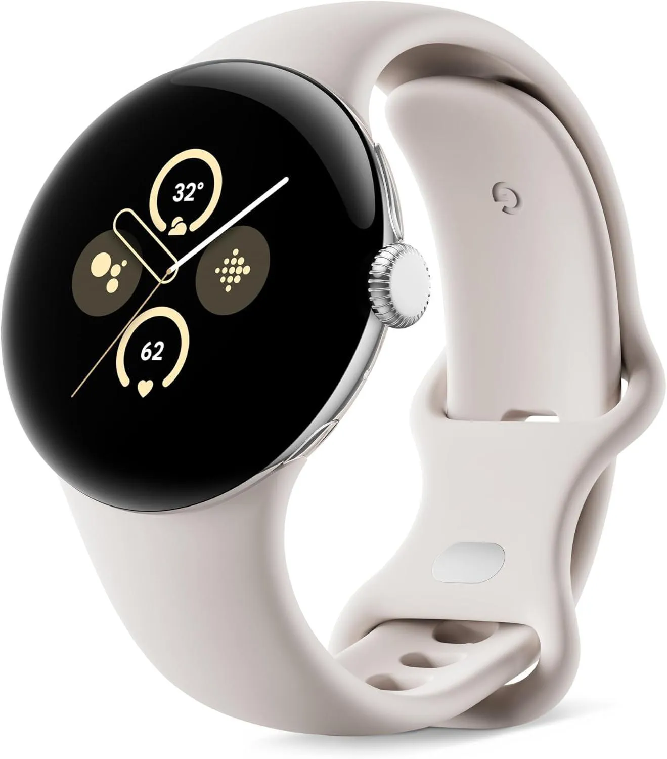 Google Pixel Watch 2 with the Best of Fitbit and Google - Heart Rate Tracking, Stress Management, Safety Features - Android Smartwatch - Matte Black Aluminum Case - Obsidian Active Band - Wi-Fi