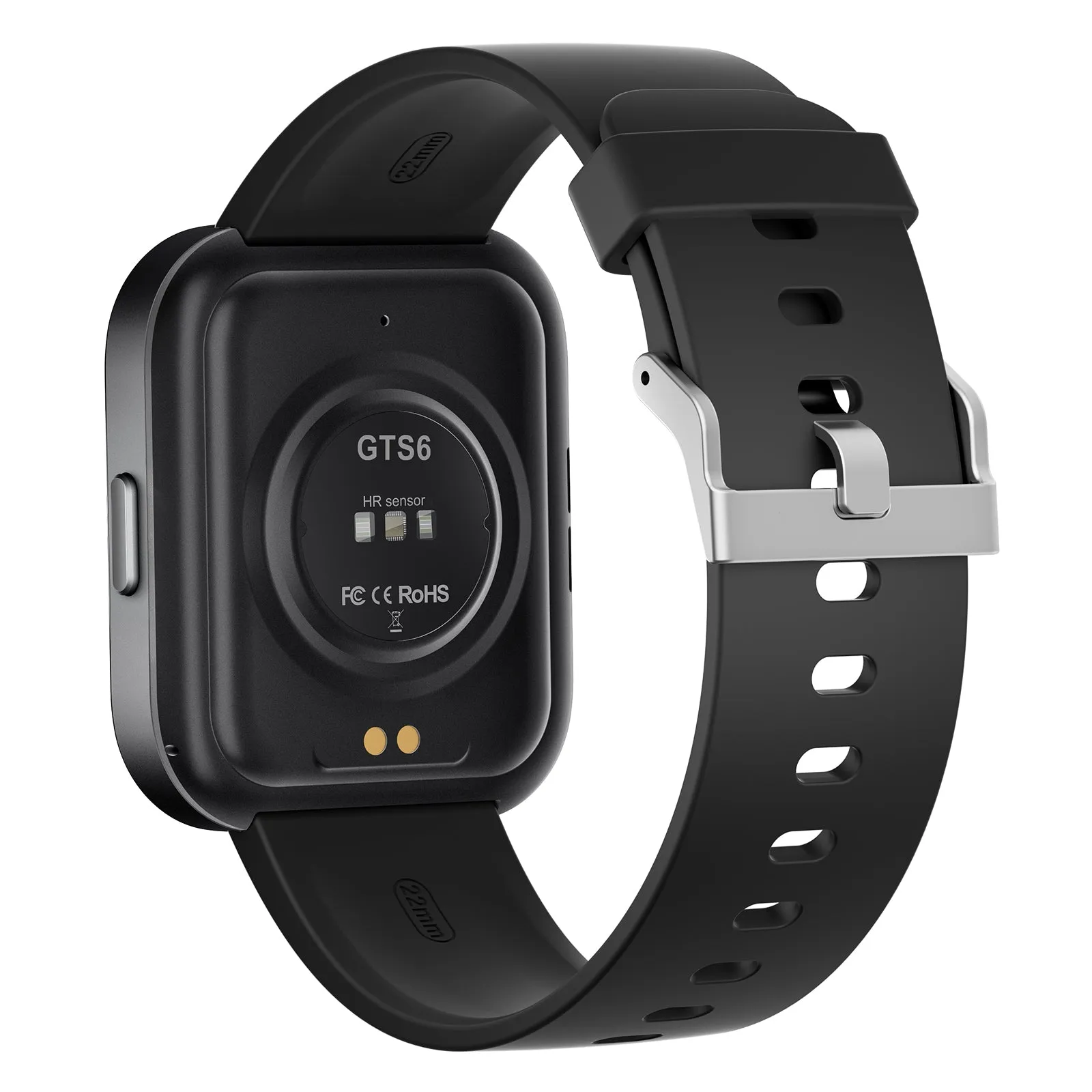 GT6 Women’s and Men's Smartwatch (Black) for Android & IOS