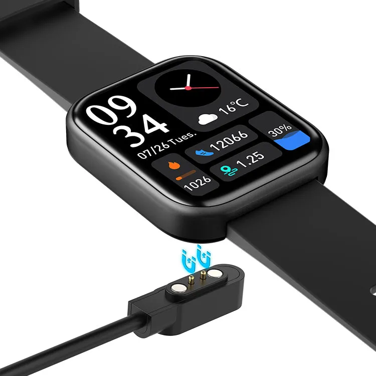 GT6 Women’s and Men's Smartwatch (Black) for Android & IOS