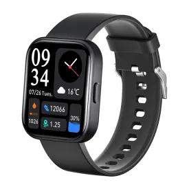 GT6 Women’s and Men's Smartwatch (Black) for Android & IOS