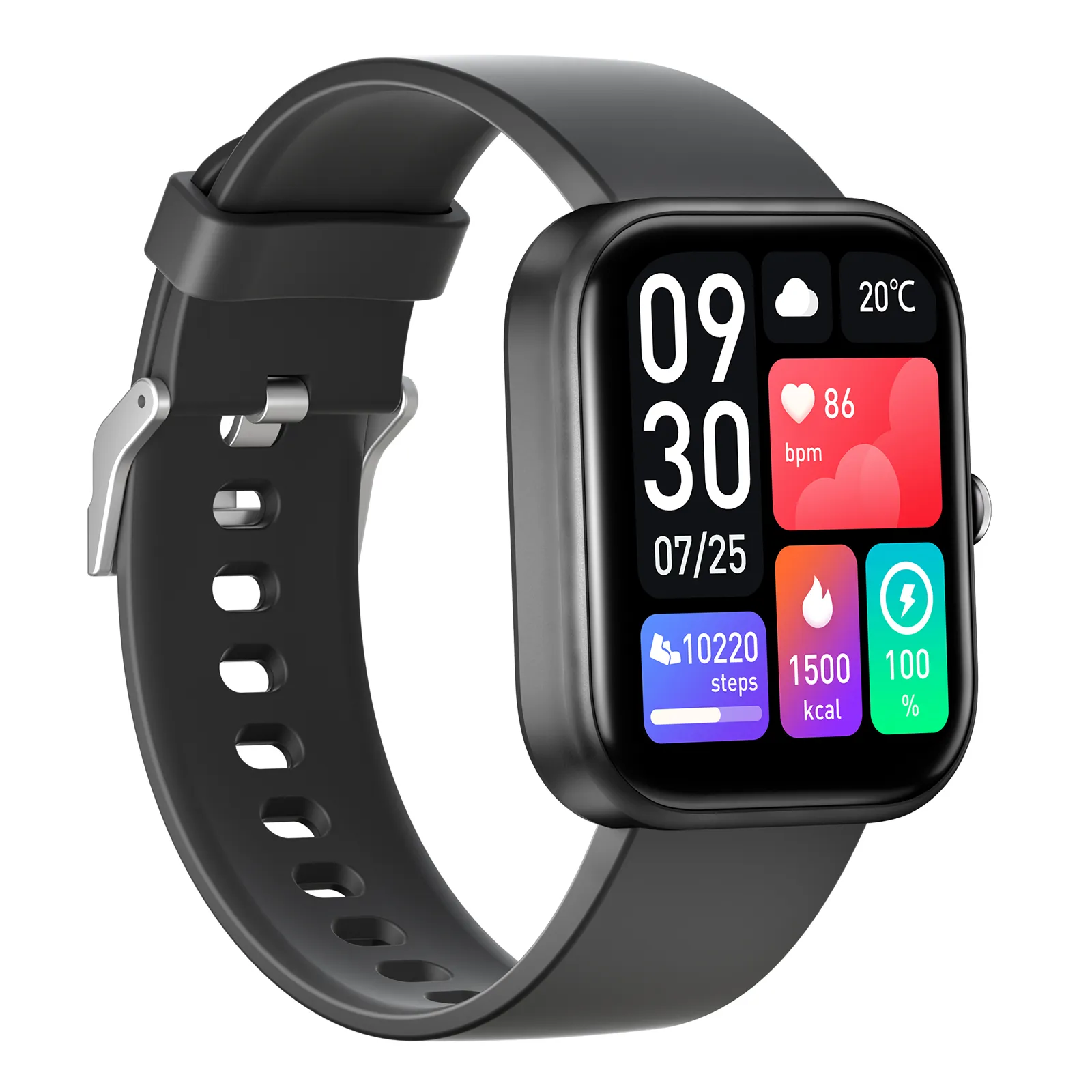 GTS-5 Bluetooth Watch for Android & IOS (5 Colors) – Watch to Make Calls & Send Texts – Fitness Tracker: 100 Sport Modes / Step Counter