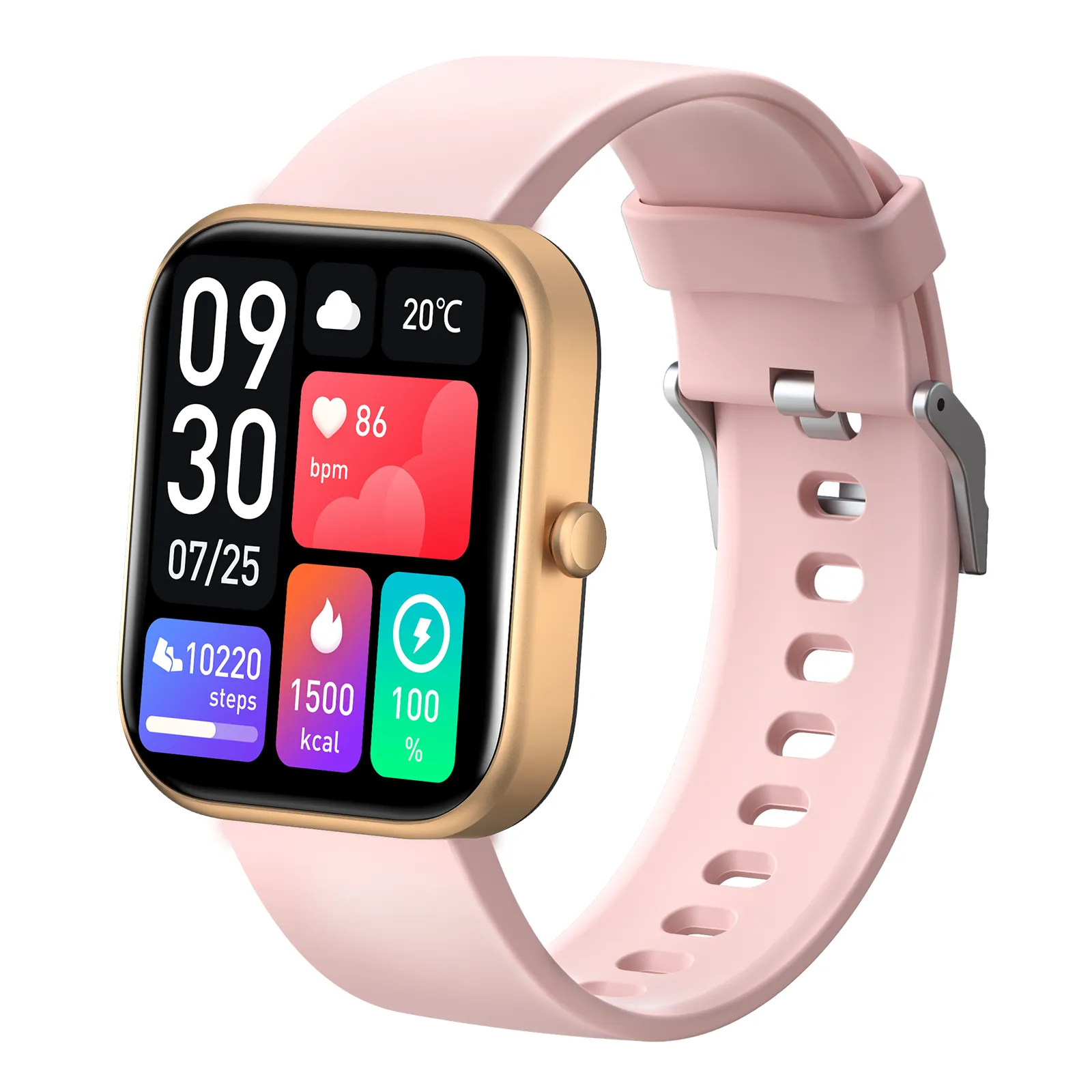 GTS-5 Bluetooth Watch for Android & IOS (5 Colors) – Watch to Make Calls & Send Texts – Fitness Tracker: 100 Sport Modes / Step Counter