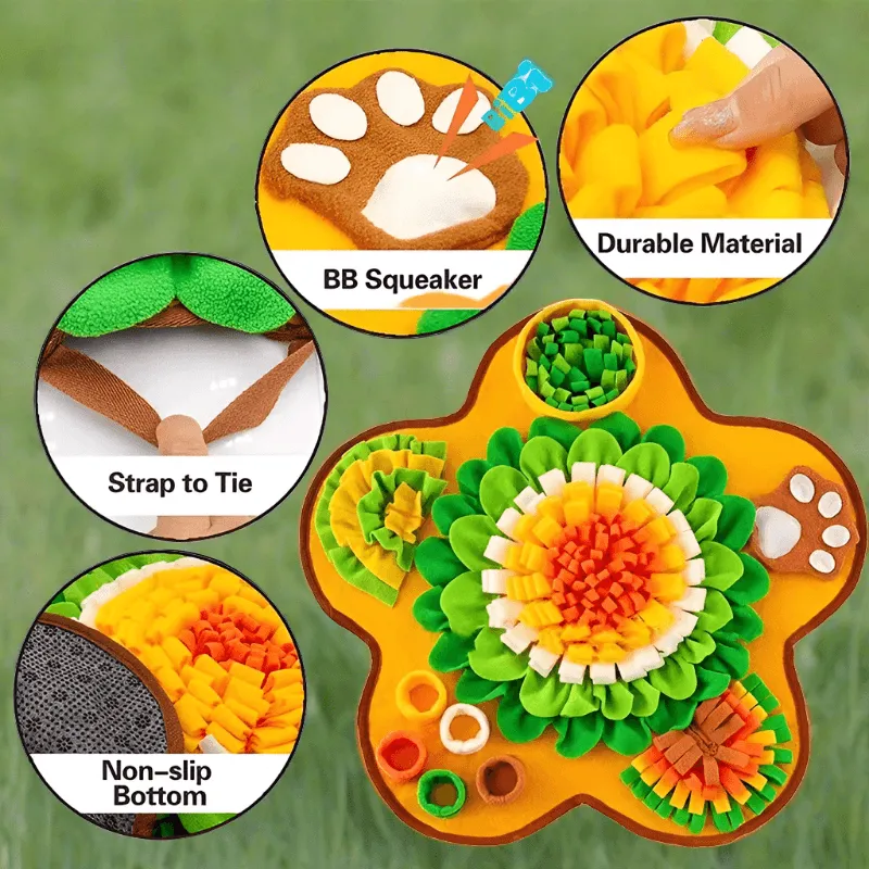 Interactive Enrichment Snuffle Dog Mat