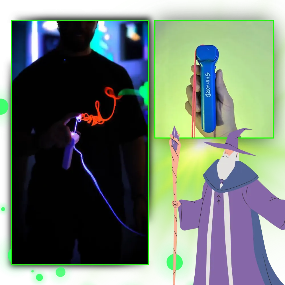 Interactive Light Loop Lasso Toy