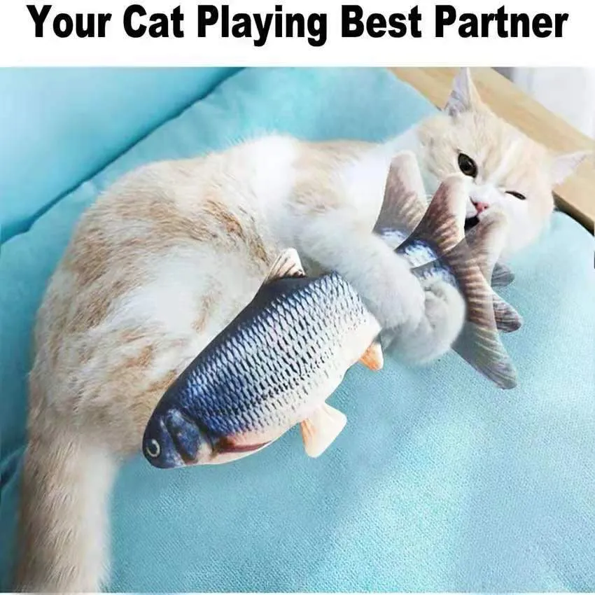 Interactive USB Floppy Fish Toy