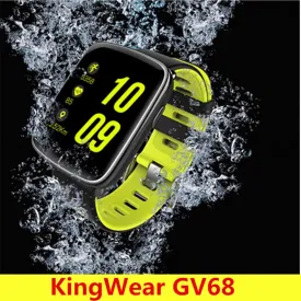 KingWear GV68 Smartwatch IP68 Waterproof Bluetooth 4.0 Heart Rate Monitor Smart Watch Remote Camera Pedometer For Android IOS