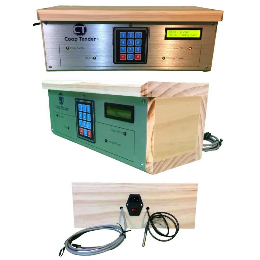 Large Solar Powered WiFi Chicken Coop Door   Predator Motion Detection