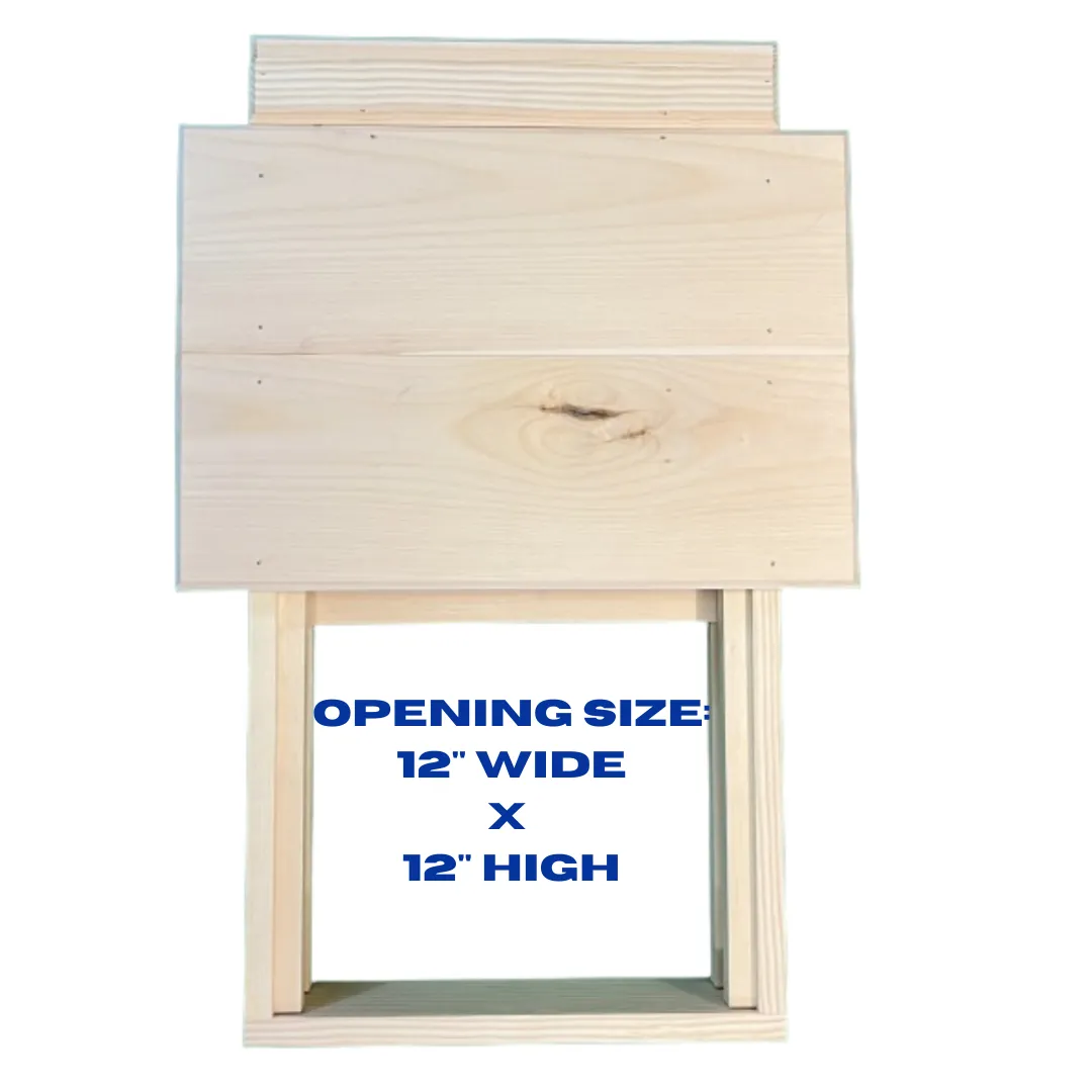 Large Solar Powered WiFi Chicken Coop Door   Predator Motion Detection
