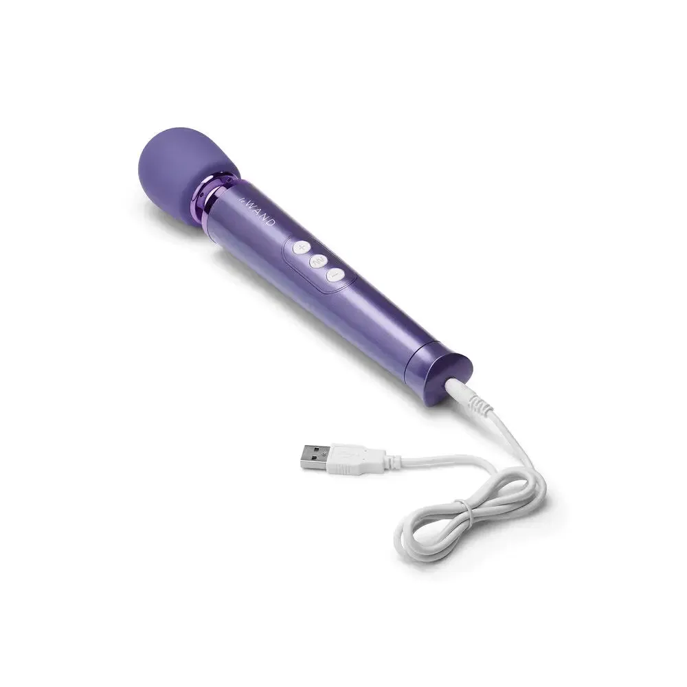 Le Wand Silicone Purple Multi Speed Rechargeable Wand Massager