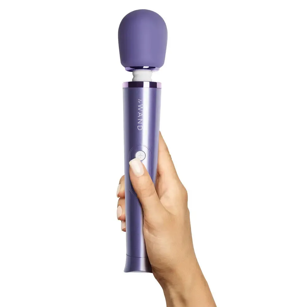 Le Wand Silicone Purple Multi Speed Rechargeable Wand Massager