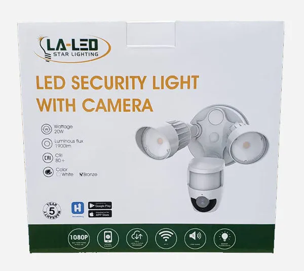 LED Security Light With Camera