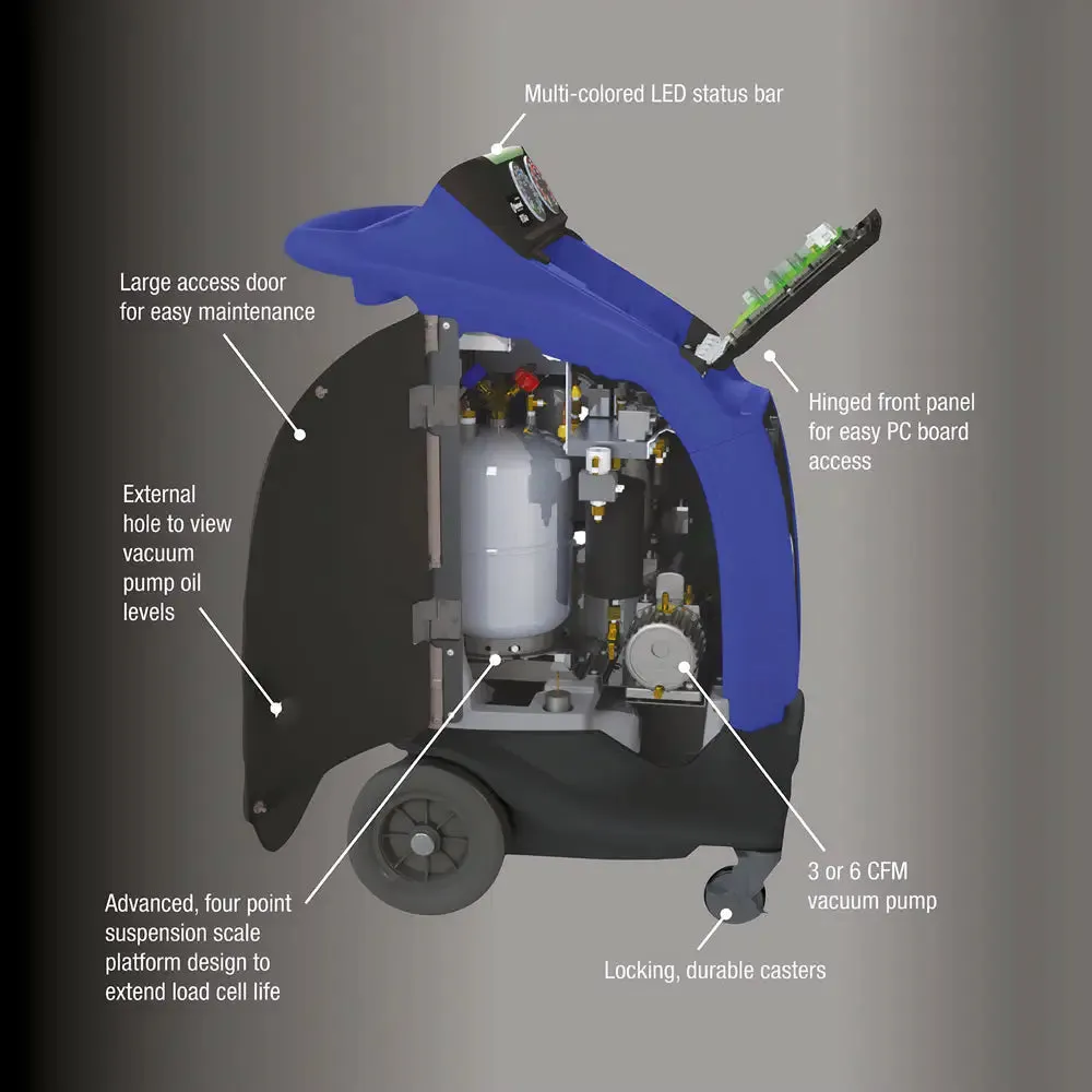 Mastercool R134a Fully Auto Recovery, Recycle, Recharge Machine - COMMANDER2100