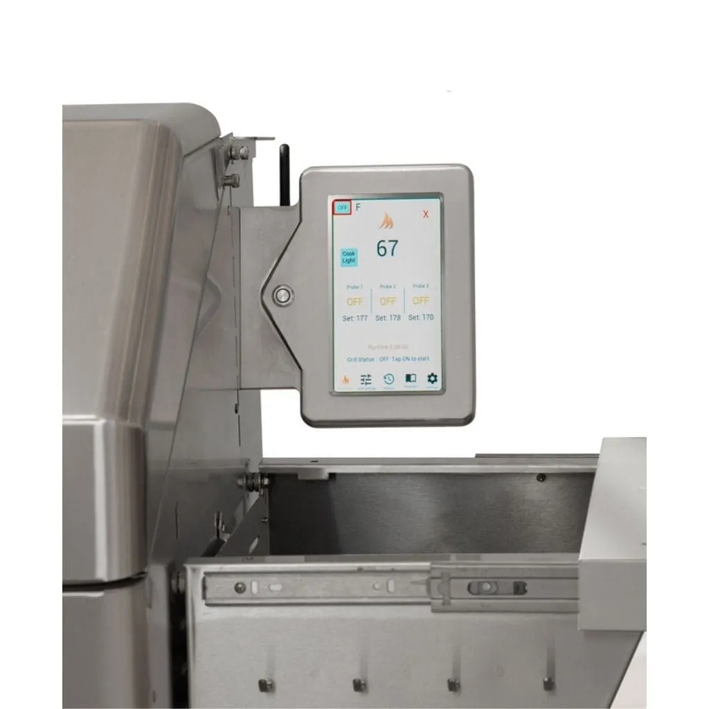 Memphis Pro 57" Stainless Steel Cart ITC3 Pellet Grill with Wi-Fi VG0001S