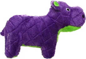 MIGHTY- Safari Hippo - Squeaker-Multiple Layers. Made Durable, Strong & Tough. Interactive Play (Tug, Toss & Fetch). Machine Washable & It Floats. (Regular 2 Pack)