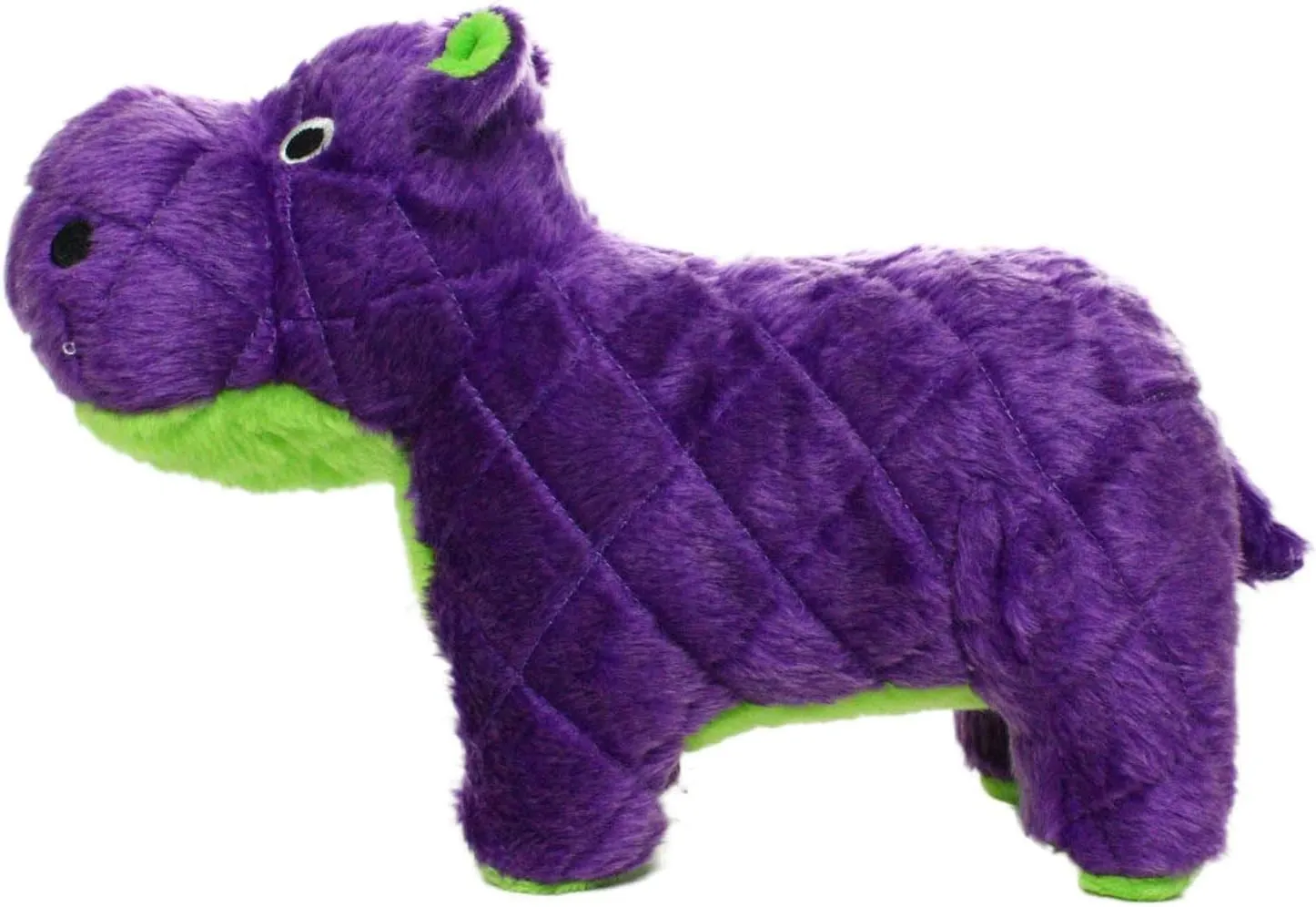 MIGHTY- Safari Hippo - Squeaker-Multiple Layers. Made Durable, Strong & Tough. Interactive Play (Tug, Toss & Fetch). Machine Washable & It Floats. (Regular 2 Pack)