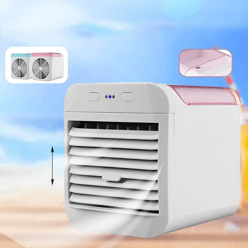 Mini Chiller Three-Position Adjustment Desktop Cooling Air Conditioning Fan Indoor Desktop Portable Silent Fan