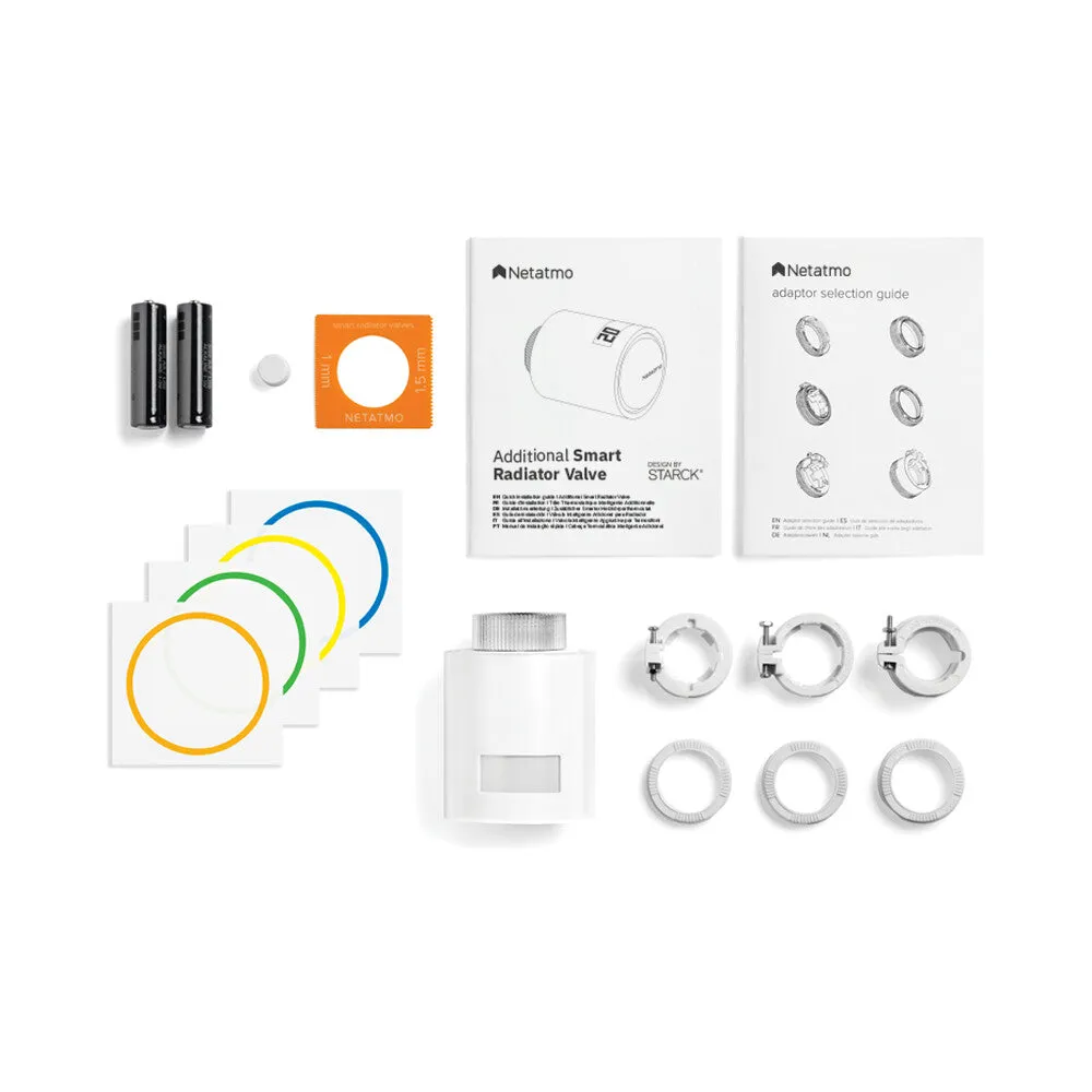 Netatmo Pack: Smart Thermostat   3 Additional Smart Radiator Valves