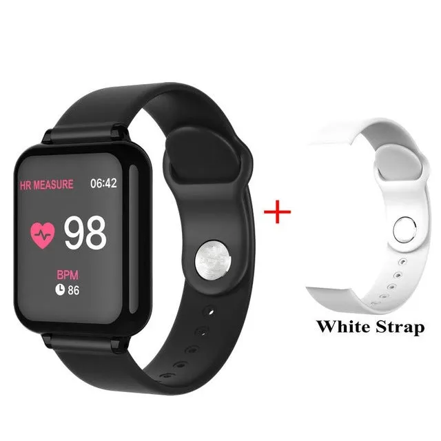 New B57 Smart Watch Bracelet IP67 Waterproof Heart Rate Monitor Blood Pressure Fitness Tracker Women Men Sport Wearable Watch