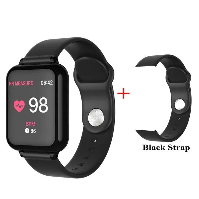 New B57 Smart Watch Bracelet IP67 Waterproof Heart Rate Monitor Blood Pressure Fitness Tracker Women Men Sport Wearable Watch
