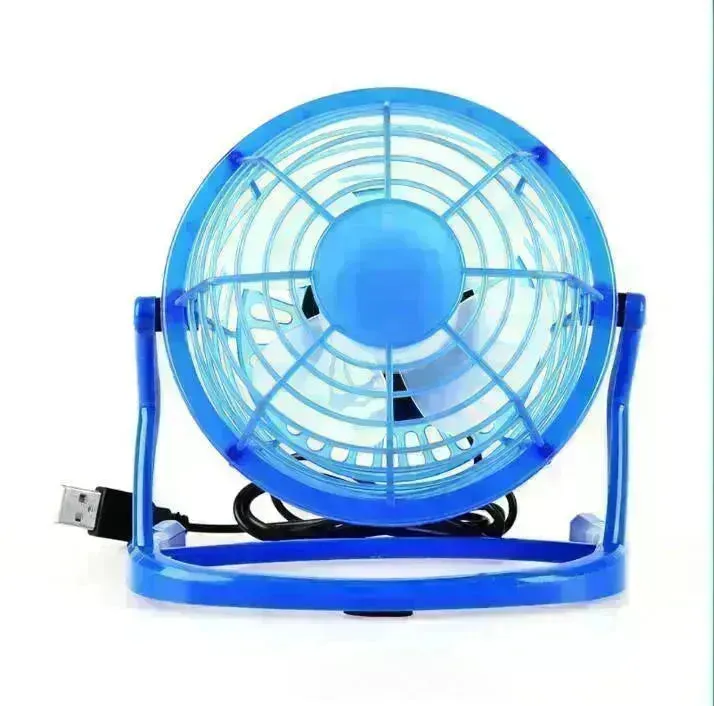 New Mini Portable Super Mute USB Fan Desk Cooling Laptop Notebook PC Fan Cooler Drop Shipping