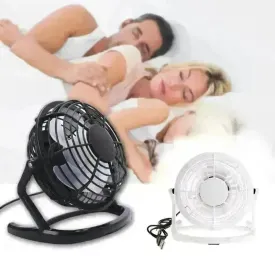 New Mini Portable Super Mute USB Fan Desk Cooling Laptop Notebook PC Fan Cooler Drop Shipping