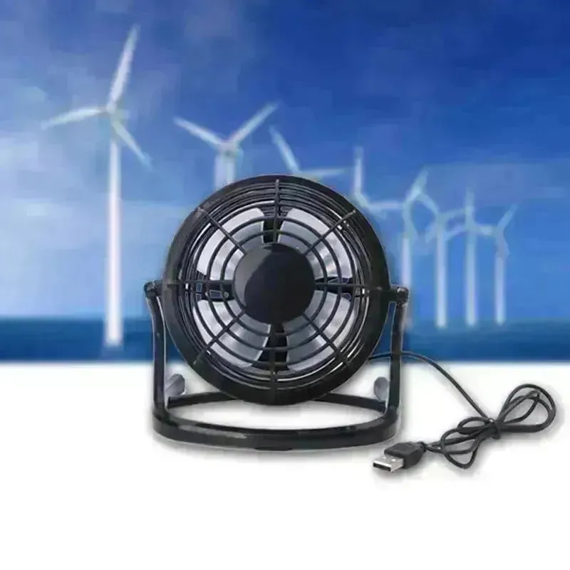 New Mini Portable Super Mute USB Fan Desk Cooling Laptop Notebook PC Fan Cooler Drop Shipping