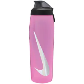 Nike Water Bottle Refuel Locking Lid 18oz - Pink/Iridescent Silver