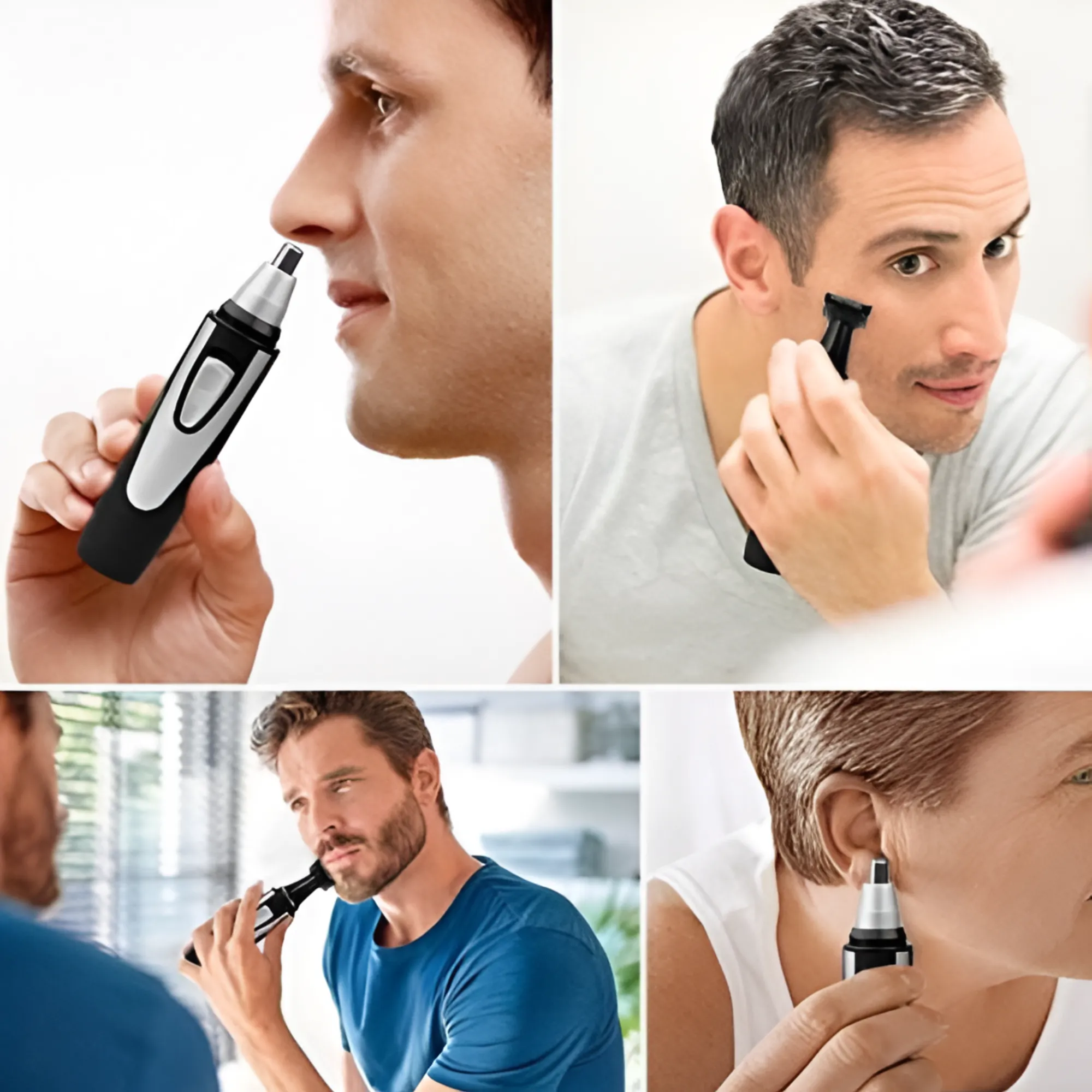 Nose and Ear Hair Trimmer – Precision Shaver for Safe, Easy Hair Removal AB-BM05