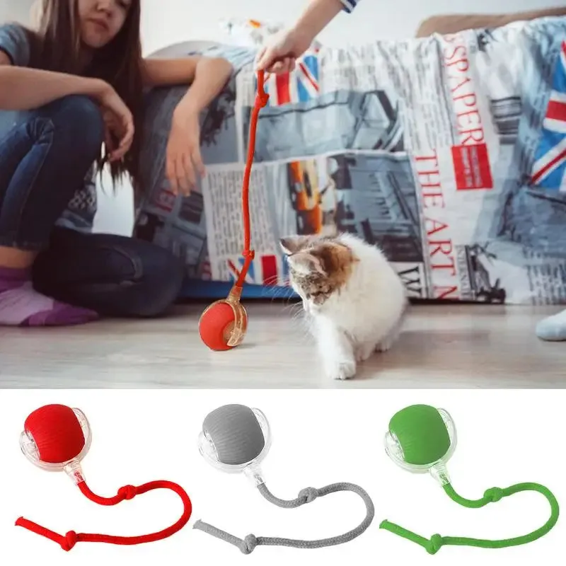 nteractive Cat Ball Toy with Obstacle Avoidance