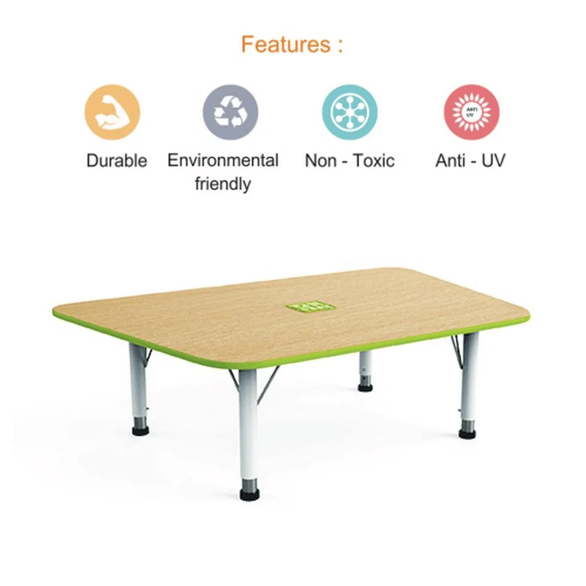 Ok Play Mess Table, Activity Table, Castle Chair, Perfect For Home, Creches And School, 2 to 4 Years