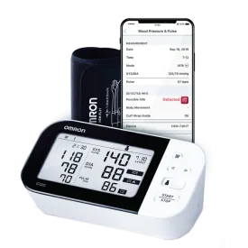 Omron HEM7361T Advanced   AFIB Indicator Bluetooth Blood Pressure Monitor