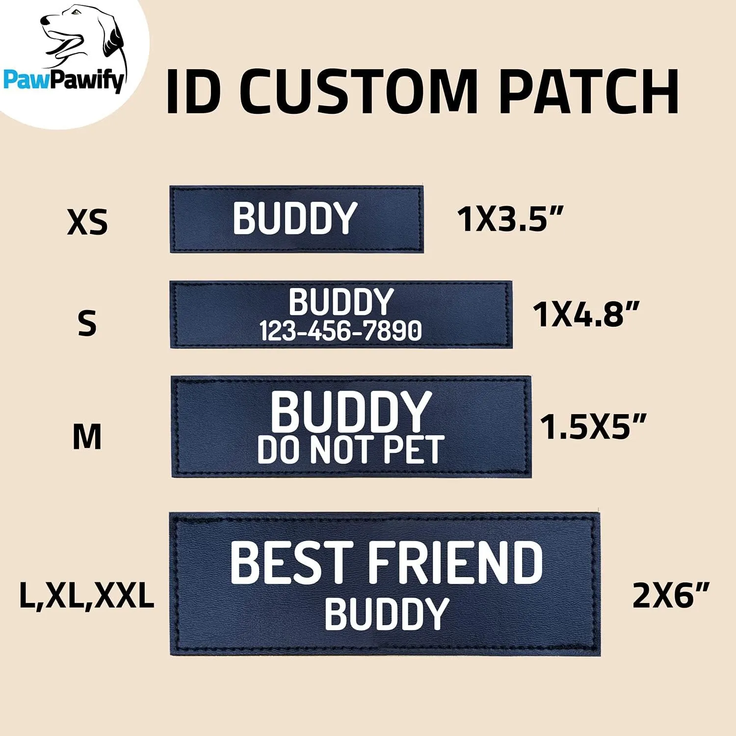 PawPawify Personalized No Pull Dog Harness with Custom Name and Phone Number,Heavy Duty Pet Vest to Prevent Tugging,Pulling,or Choking,Training and Walking,Purple,L Chest 28-38in