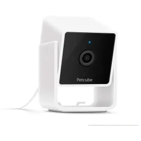 Petcube Pet Camera (White)/1080p HD video with 30-feet night vision