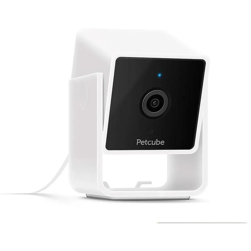 Petcube Pet Camera (White)/1080p HD video with 30-feet night vision