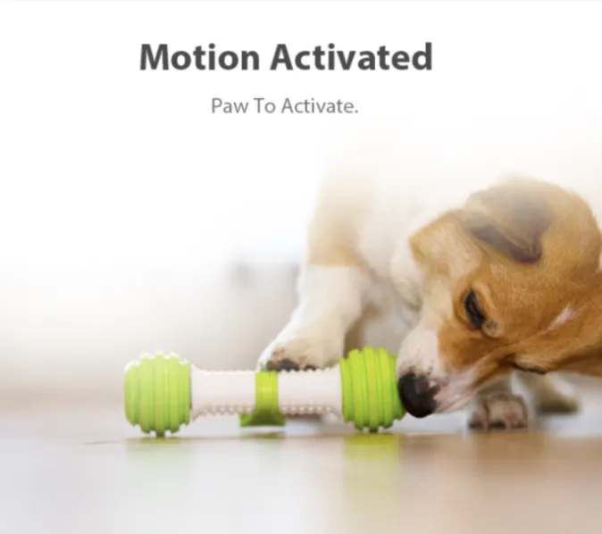 PETGEEK: USB Charged Interactive Dog Toy Bone - Playbone
