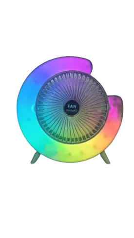 Portable Fan With LED