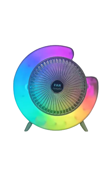 Portable Fan With LED