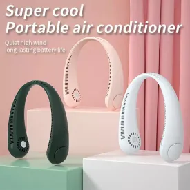 Portable Hanging Neck Fan with USB Charging