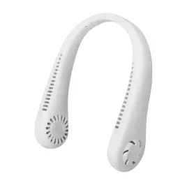 Portable Neck Fan – Lightweight Bladeless Design with Rechargeable Battery, 360° Cooling, and Three Adjustable Speeds for On-the-Go Comfort