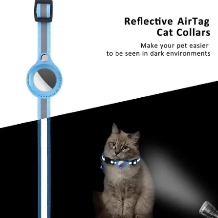 Positioning Cat Tracker Collar Waterproof Fashion Lightweight Reflective Cat GPS Tracker For Small Pets