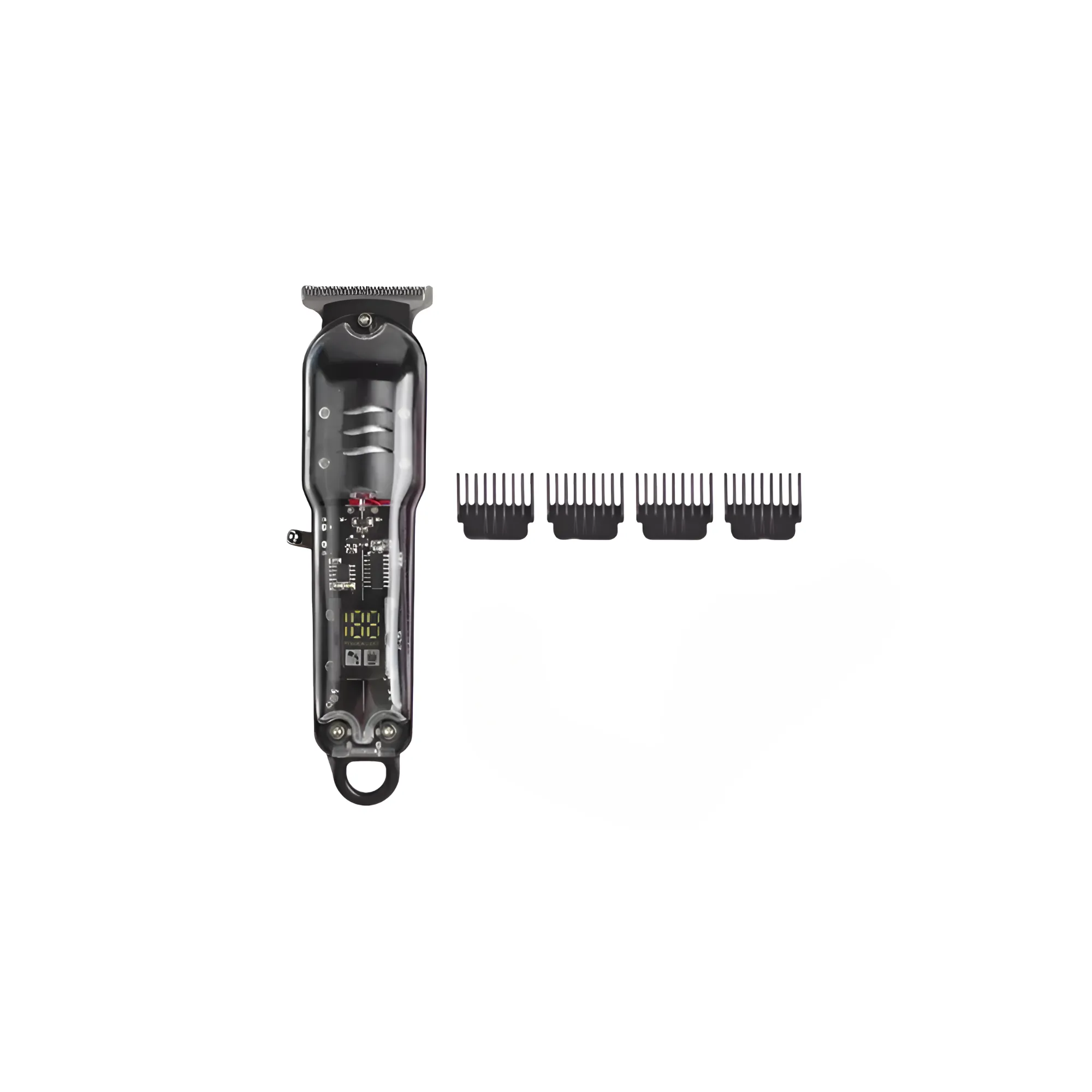 Professional Rechargeable Cordless Hair Clipper Touch Up Kit EF-41 BLACK