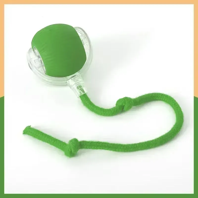 Rechargeable Interactive Dog & Cat Toy – Electric Rolling Ball with Fake Tail