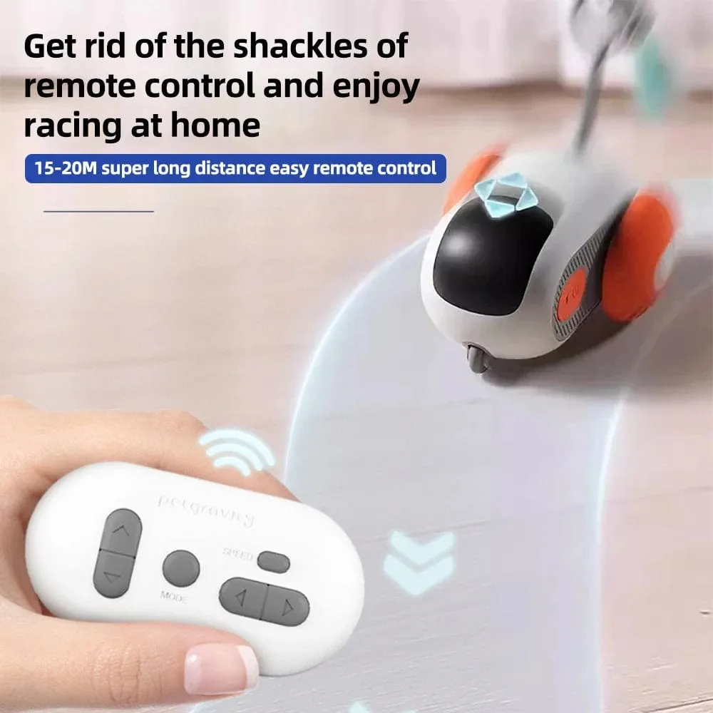 Remote Controlled Cat Toy Car - Automatic Moving Toy