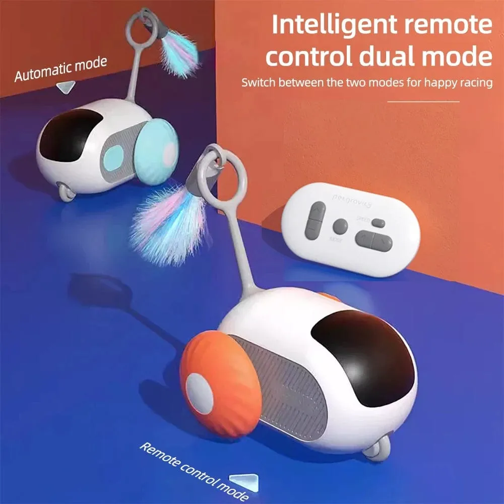 Remote Controlled Cat Toy Car - Automatic Moving Toy
