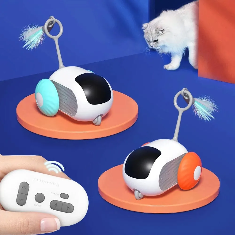 Remote Controlled Cat Toy Car - Automatic Moving Toy