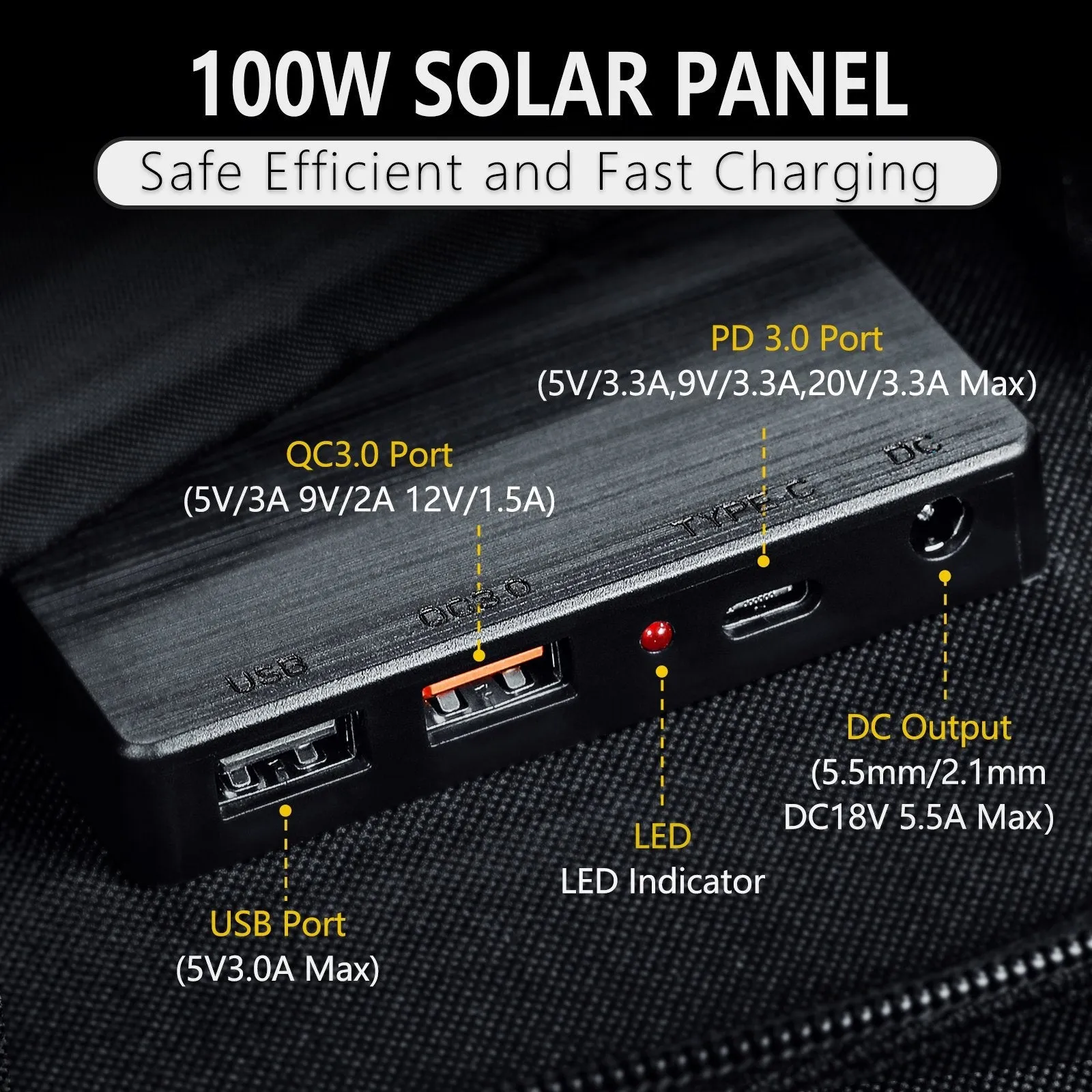 ROCKSOLAR Nomad Pro 400W 444Wh Portable Solar Generator Kit