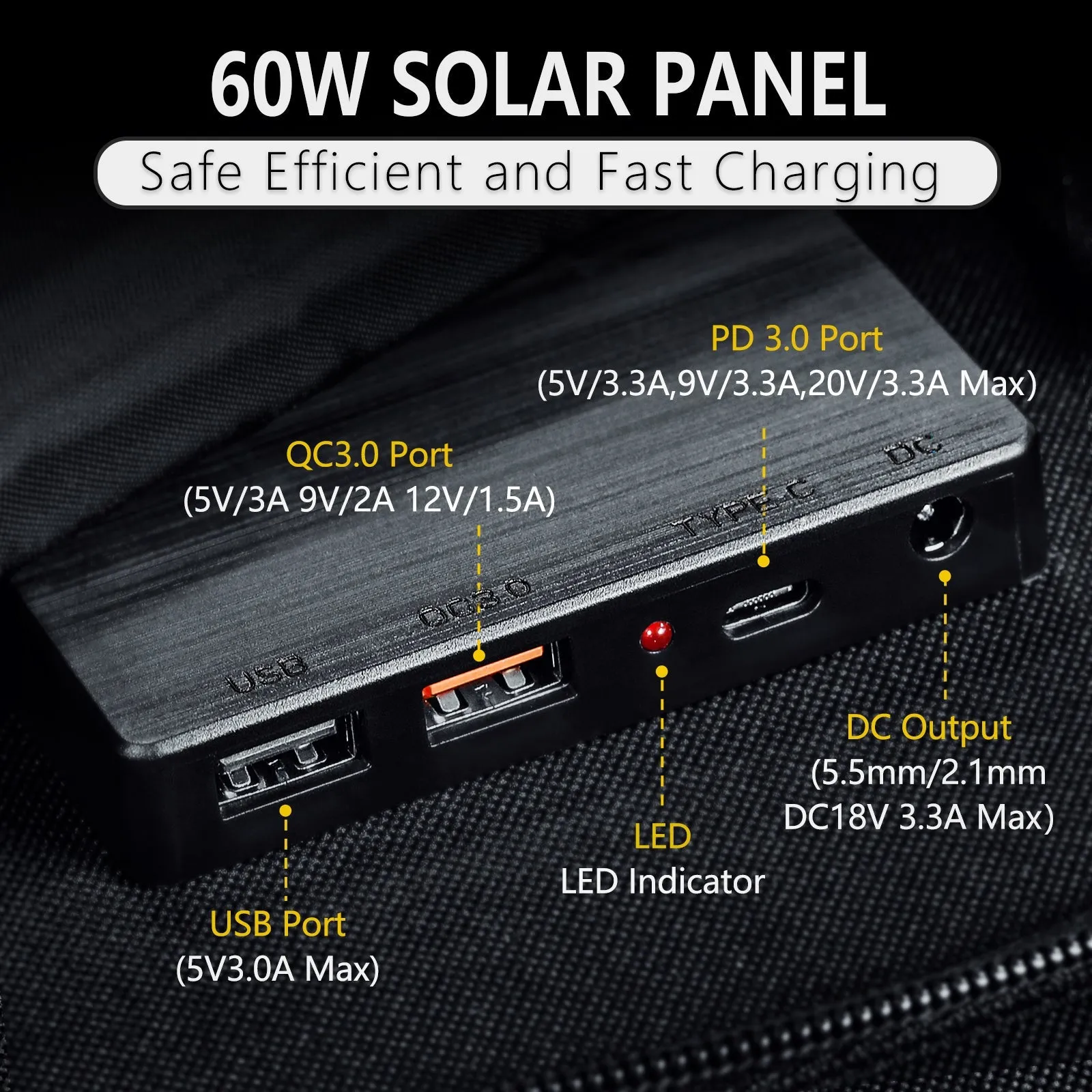 ROCKSOLAR Utility 300W 333Wh Portable Solar Generator Kit